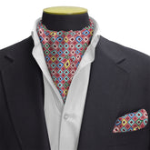 DIGITAL MAZE SILK CRAVAT SET & POCKET SQUARE